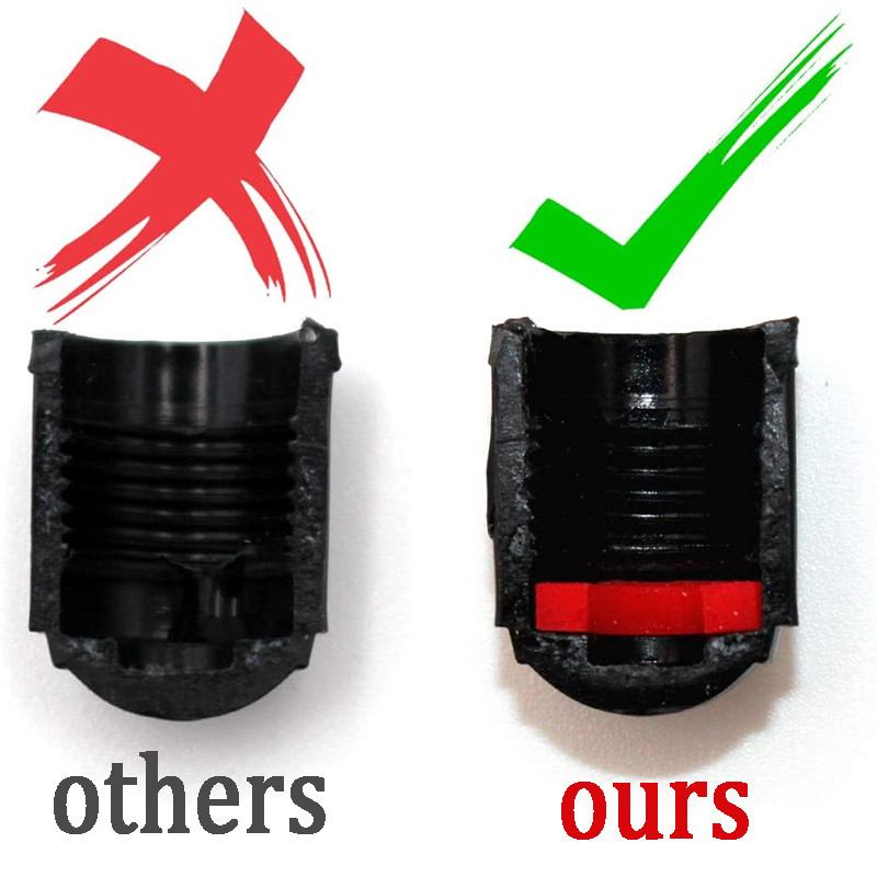 100 tk rehvide klapikorgid, plastikust klapivarre korgid O-kummist tihendiga, universaalsed varrekatted automaasturite jalgrataste mootorrataste jaoks