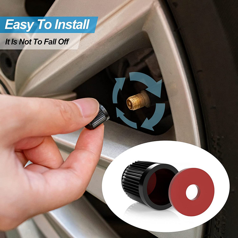 100 tk rehvide klapikorgid, plastikust klapivarre korgid O-kummist tihendiga, universaalsed varrekatted automaasturite jalgrataste mootorrataste jaoks