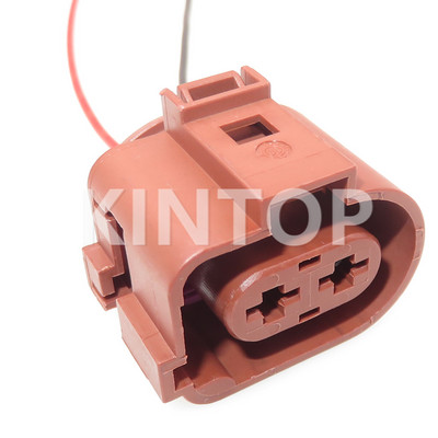 1 set 2 pini 3B0973852A 3B0973752A conector impermeabil pentru mașină pentru ventilator electronic Audi, priză cablu electric cu fire