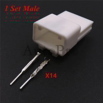 1 set cu 14 găuri 90980-12369 90980-12370 6098-3877 6098-3917 Priză terminală cablare auto Conector cablu automat