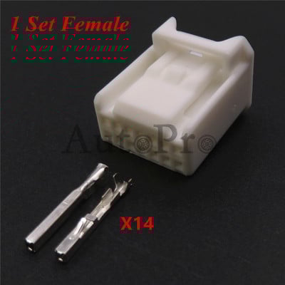 1 set cu 14 găuri 90980-12369 90980-12370 6098-3877 6098-3917 Priză terminală cablare auto Conector cablu automat