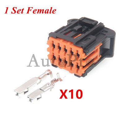 1 set 10 rupa 98823-1011 98816-1011 Utičnica kabela za automatsku žicu s terminalom za Chevrolet Peugeot Auto Nezatvoreni konektor