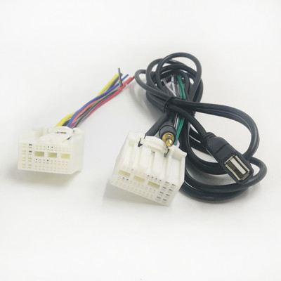 Biurlink auto AUX USB kabel radio uređaj audio kabel AUX adapter za Hyundai IX35 IX45 nadalje 2016 za KIA K2 K3 K4 K5