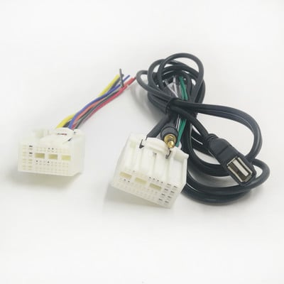 Biurlink Car AUX USB Cablu Dispozitiv Radio Cabl Audio Adaptor AUX pentru Hyundai IX35 IX45 Incepand 2016 pentru KIA K2 K3 K4 K5