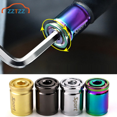 4 bucăți capace de tijă a supapelor anvelopei, capace de roți din aluminiu anodizat, capace universale pentru niple pentru mașini, camioane, motociclete, SUV-uri și biciclete