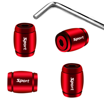 4 bucăți capace de tijă a supapelor anvelopei, capace de roți din aluminiu anodizat, capace universale pentru niple pentru mașini, camioane, motociclete, SUV-uri și biciclete