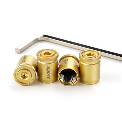 4 bucăți capace de tijă a supapelor anvelopei, capace de roți din aluminiu anodizat, capace universale pentru niple pentru mașini, camioane, motociclete, SUV-uri și biciclete