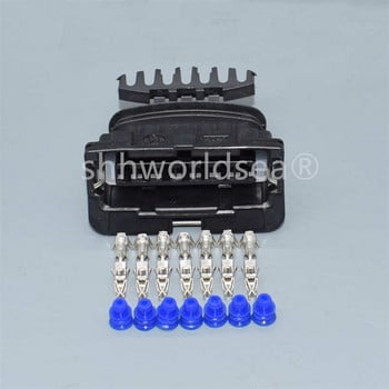 Shhworldsea 7 pin 3,5mm αδιάβροχη αυτόματη υποδοχή αυτοκινήτου 282194-1 Βύσμα ηλεκτρικού περιβλήματος αυτοκινήτου Σύνδεσμος 282768-1