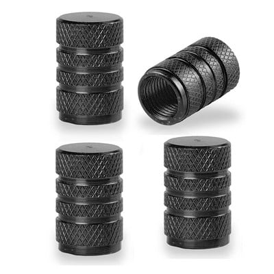 Capace de tijă a supapelor de anvelopă din aliaj de aluminiu 4 buc Capace de supapă a anvelopei pentru roți de mașină Capace universale pentru tije pentru mașini, motociclete și biciclete