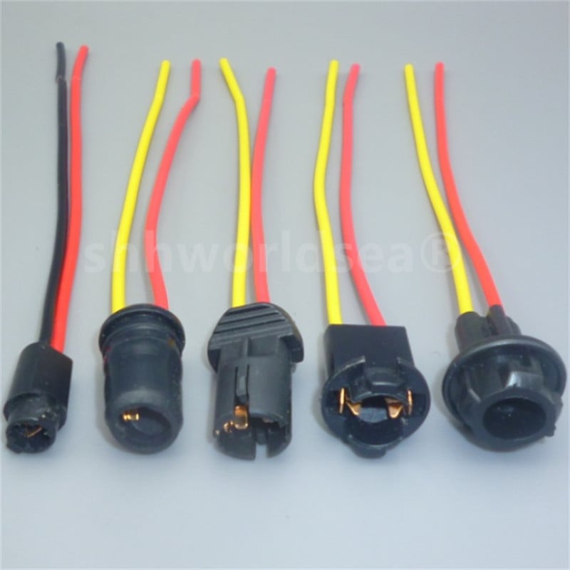 shhworldsea 2 buc. T5 T10 T15 Suport lampă Suport lampă auto Suport lampă marcare lățime T10 Suport bec de rezervă auto