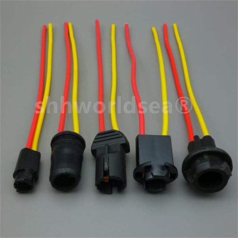 shhworldsea 2 buc. T5 T10 T15 Suport lampă Suport lampă auto Suport lampă marcare lățime T10 Suport bec de rezervă auto