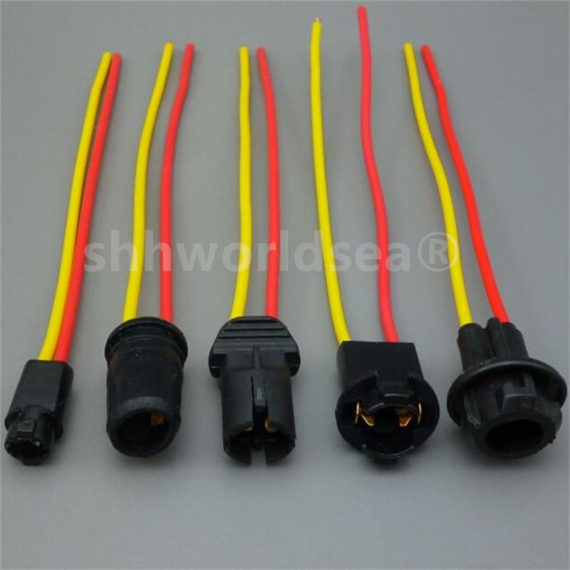 shhworldsea 2 buc. T5 T10 T15 Suport lampă Suport lampă auto Suport lampă marcare lățime T10 Suport bec de rezervă auto