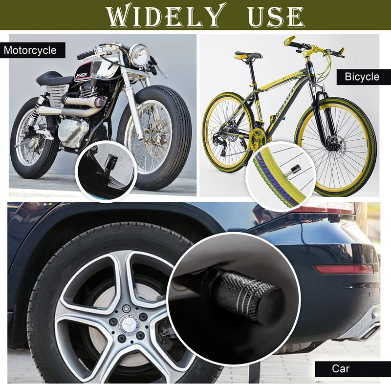 Capace tijă roată anvelopă din aluminiu Tijă roată roată Capac supapă aer din aliaj de aluminiu Capace supapă roată anvelopă roată anvelopă Capace tijă jantei anvelopei