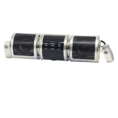 Motocicletă Bluetooth Audio Difuzor stereo rezistent la apă TF USB Radio FM