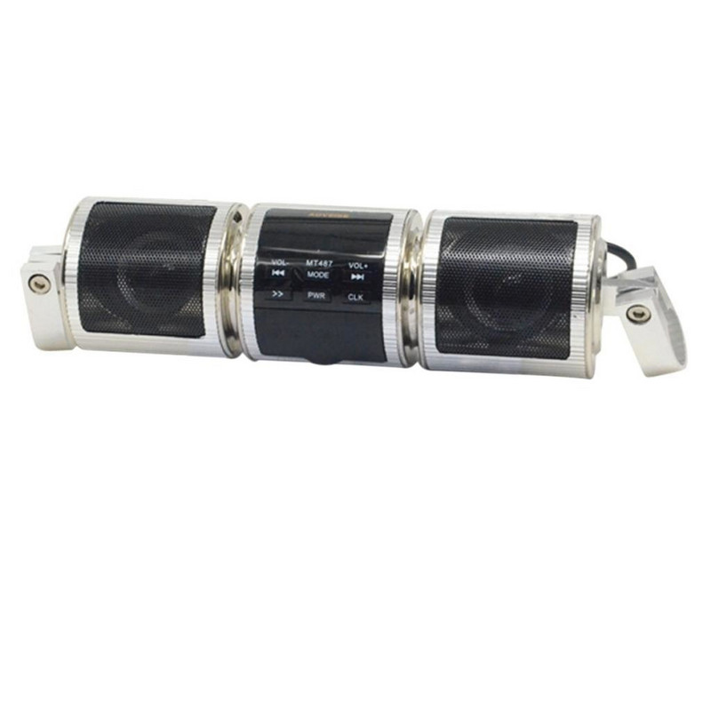 Motocicletă Bluetooth Audio Difuzor stereo rezistent la apă TF USB Radio FM