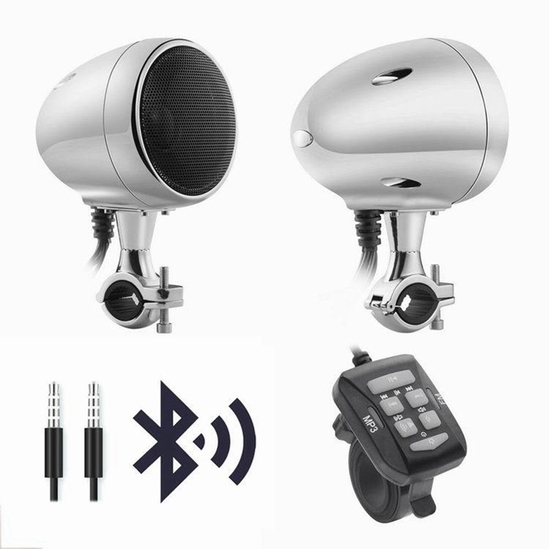 Motociklistički stereo Bluetooth radio zvučnici od 4 inča Vodootporni motociklistički stereo Bluetooth radio zvučnici s USB AUX MP3