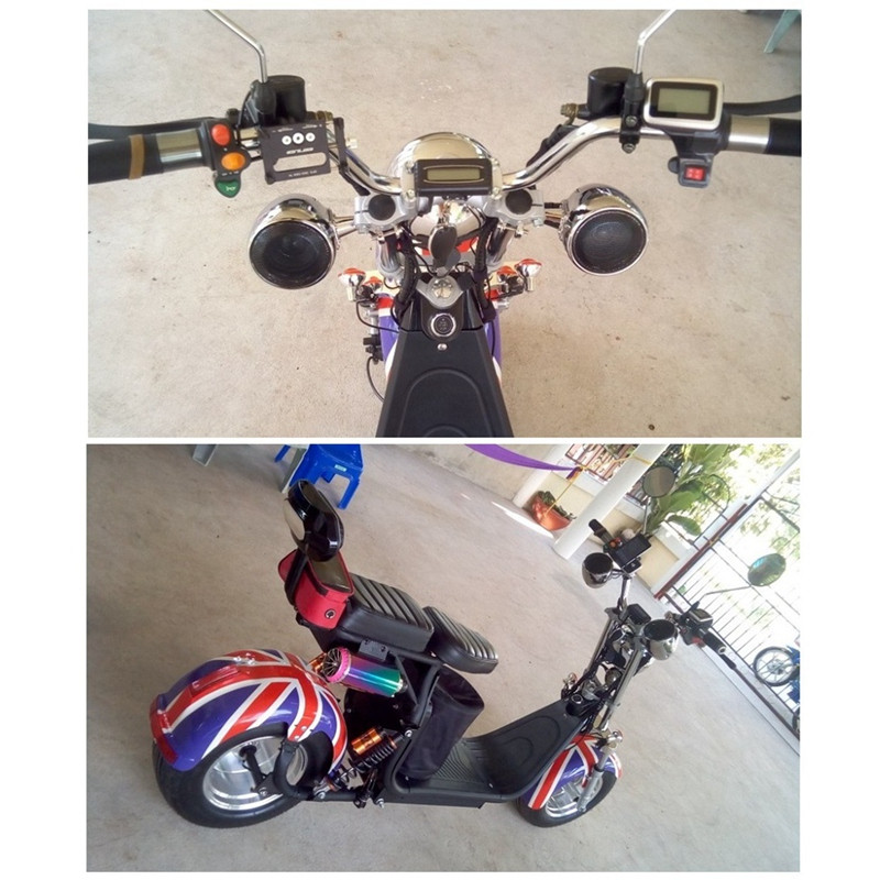 Motociklistički stereo Bluetooth radio zvučnici od 4 inča Vodootporni motociklistički stereo Bluetooth radio zvučnici s USB AUX MP3