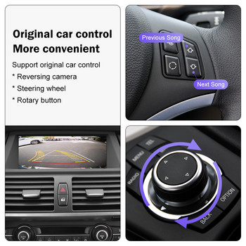 Road Top Wireless IOS CarPlay за BMW CIC система X5 E70 X6 E71 2011-2013 X1 E84 2009-2015 с Android Auto Mirror Link AirPlay