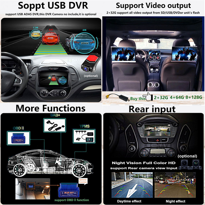 Android 12 - Toyota Highlander 2 XU40 2007 - 2013 Autórádió Multimédia Videolejátszó Navigáció Sztereó GPS No 2Din 2Din DVD