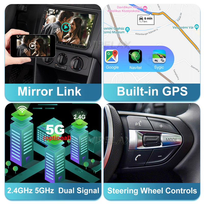 Android 12 Chevrolet Colorado 2014-2018 rendszerhez Silverado GMC Sierra VIA Vtrux Truck 2014-2018 StereoGPS autórádió DVD nélkül