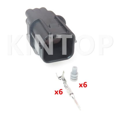 1 set 6-pinski konektor kabelskog svežnja za automobile 6188-4908 6189-7040 vodootporna utičnica za automobilski senzor kisika za Hondu