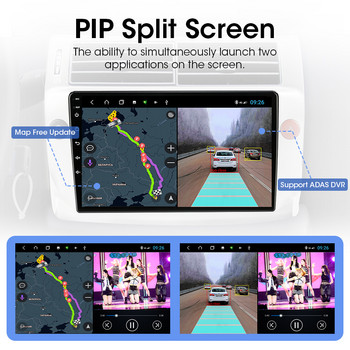 Srnubi Android 11 2Din για SsangYong Korando 3 Actyon 2 2010-2013 Ραδιόφωνο αυτοκινήτου Συσκευή αναπαραγωγής πολυμέσων Πλοήγηση GPS Carplay Auto Stereo