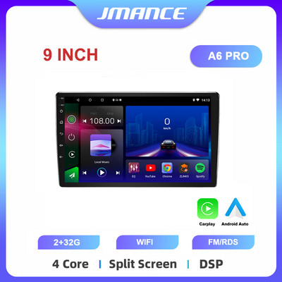 JMANCE 7/9/10``2 Din Android12 Radio Auto Multimedia Video Universal Stereo Carplay GPS pentru Volkswagen Nissan Hyundai Kia Toyota