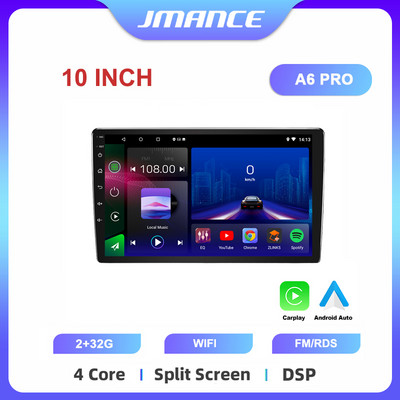 JMANCE 7/9/10``2 Din Android12 Radio Auto Multimedia Video Universal Stereo Carplay GPS pentru Volkswagen Nissan Hyundai Kia Toyota