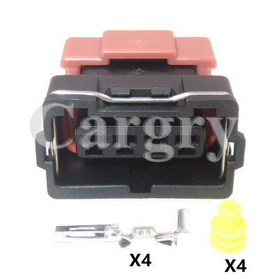 1 készlet 4P PB185-04326 Gépjárműipari fojtószelep helyzetérzékelő Kábelköteg-aljzat Mitsubishi Auto vízálló csatlakozóhoz