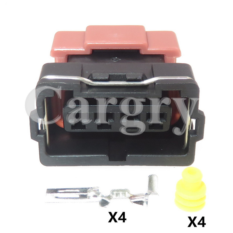 1 készlet 4P PB185-04326 Gépjárműipari fojtószelep helyzetérzékelő Kábelköteg-aljzat Mitsubishi Auto vízálló csatlakozóhoz
