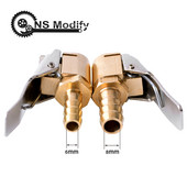 NS Modify 1db Auto Air Pump Chuck Clip autó teherautó gumiabroncs felfújó szelep csatlakozó autó 6mm 8mm bilincs gumiabroncs javító szerszámok