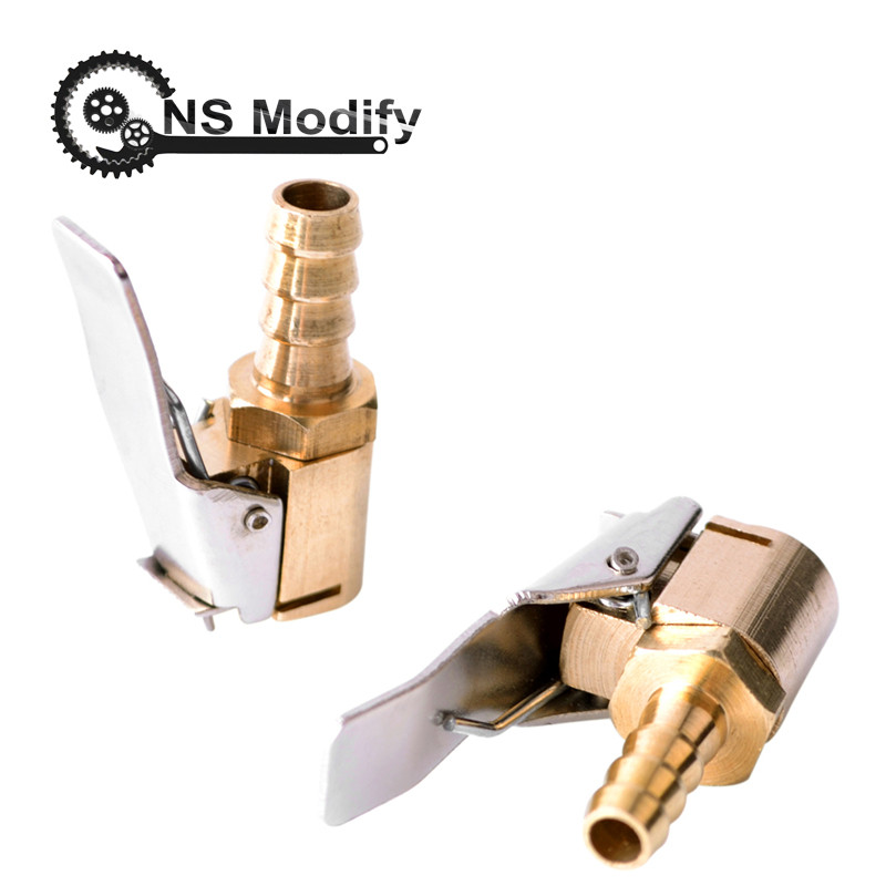 NS Modify 1db Auto Air Pump Chuck Clip autó teherautó gumiabroncs felfújó szelep csatlakozó autó 6mm 8mm bilincs gumiabroncs javító szerszámok