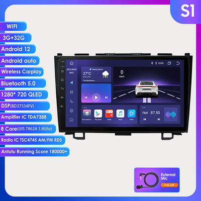 2din Android autórádió audio Honda CRV CR-V CARPLAY 2007 2008 2010 2011 2012 Autoradio Stereo Multimedia Video Player GPS