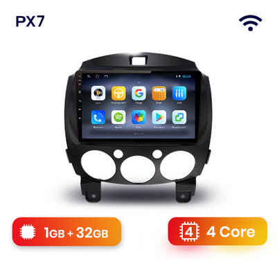 AWESAFE PX9s Za MAZDA 2 2007 - 2014 Android Auto Radio Automobilski video playeri CarPlay Android Auto GPS No 2 din 2din DVD