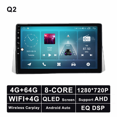 Android 11 autórádió GPS multimédiás videó sztereó Toyota Corolla Ralink 2019 navigációs lejátszóhoz Bluetooth 5.0 4G LTE WIFI DSP