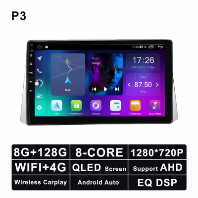 Android 11 autórádió GPS multimédiás videó sztereó Toyota Corolla Ralink 2019 navigációs lejátszóhoz Bluetooth 5.0 4G LTE WIFI DSP