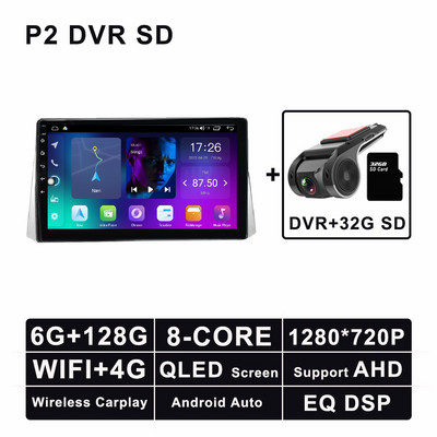 Android 11 autórádió GPS multimédiás videó sztereó Toyota Corolla Ralink 2019 navigációs lejátszóhoz Bluetooth 5.0 4G LTE WIFI DSP