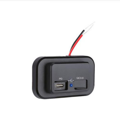 Dvigubas USB automobilinio įkroviklio lizdas 12V/24V 3,1A 4,8A USB įkrovimo lizdas Maitinimo adapteris motociklui kemperiui sunkvežimiui keturračiui valtis automobiliui RV Naujas