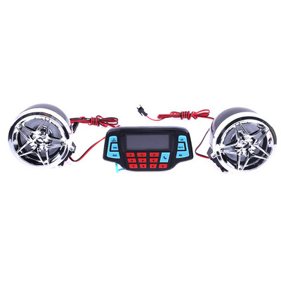 Bluetooth hangszóró kerékpáros hang motoros rádióhoz MP3 lejátszó USB Moto hang vízálló motorkerékpár-tartozékokhoz ingyenes szállítás