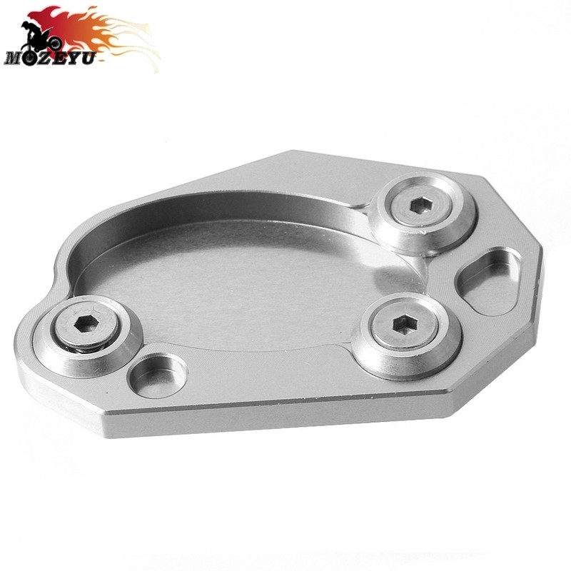 Για Kawasaki ER6F 2006 2007 2008 2009 2010 2011 2012 2013 2014 2015 2016 2017 Kickstand Side Stand Enlarger Plate Pad