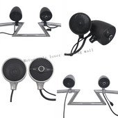 Ηχεία μοτοσικλέτας Ραδιόφωνο ήχου FM Κάρτα USB TF Ροή μουσικής MP3 Player Στερεοφωνικό ηχείο προσαρμοσμένο για μοτοσυκλέτα 7/8" Μεταφορά χειρολαβής