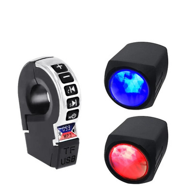 Motorkerékpár audiorendszer vezeték nélküli Bluetooth hangszóró támogatás Bluetooth kihangosító, TF kártya, FM rádió, telefon töltés