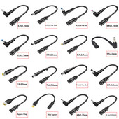 USB Type C Female to 90 Degree Right Angle DC Connector Adapter PD Charging Power Supply Charger Converter Cable for Laptop