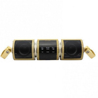 12V 7W Ηχείο μοτοσικλέτας Bluetooth' V2.1+ EDR Αδιάβροχο ήχο Στερεοφωνικό ηχείο μοτοσικλέτας Motos FM Radio AUX USB TF MP3 Player