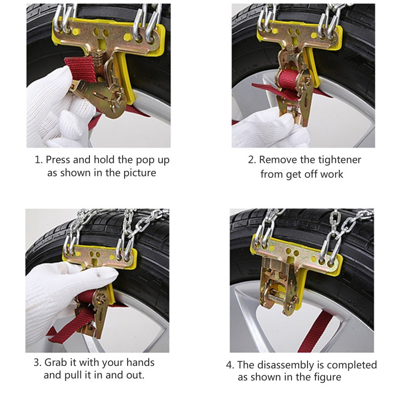R3MD libisemiskindel ajamikett kulumiskindel autorehvi libisemisvastane turvakett lumeteede rattakettide turvarihmade jaoks