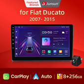 Junsun V1 Pro 8G+256G Fiat Ducato 2007–2015 Androidi autoraadio autovideopleieritele CarPlay Android Auto GPS No 2 din 2din DVD