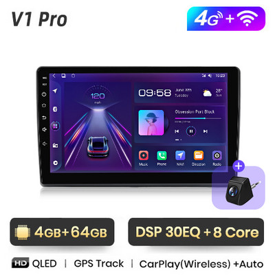 Junsun V1 Pro 8G+256G Fiat Ducato 2007–2015 Androidi autoraadio autovideopleieritele CarPlay Android Auto GPS No 2 din 2din DVD