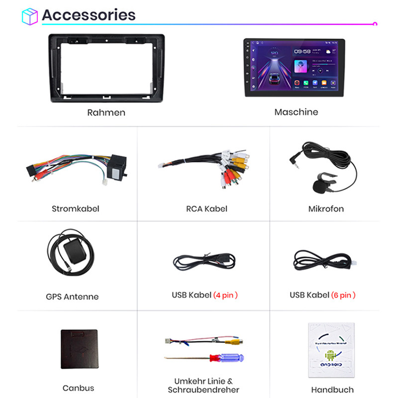 Junsun V1 Pro 8G+256G, skirtas Fiat Ducato 2007–2015 Android Car Radio Automobilių vaizdo grotuvai CarPlay Android Auto GPS No 2 din 2din DVD