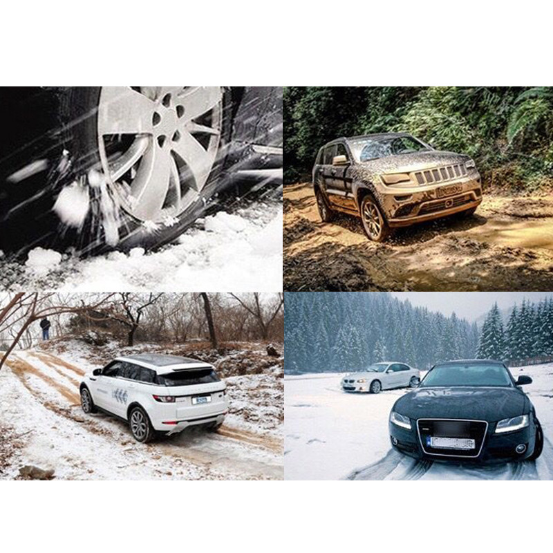 20 buc. Cele mai noi 92 cm lanțuri universale de zăpadă antiderapante din nailon pentru mașină, camion, zăpadă, noroi, roți, anvelope, anvelope, legături de cablu