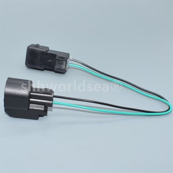 shhworldsea 2Pin Way 1,5mm Θηλυκό EV6/EV14 Θηλυκό συνδετήρας μπεκ ψεκασμού καυσίμου αυτοκινήτου για Dodge LS2 LS3 GM 7283-5967-30 σε EV1 αρσενικό